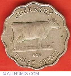 Image #2 of 3 Pence 1959