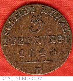 Image #2 of 3 Pfennige 1844 D