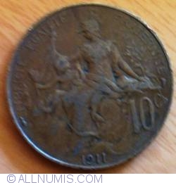 10 Centimes 1911