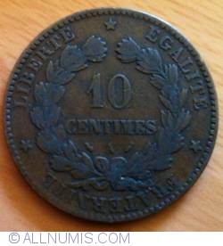Image #2 of 10 Centimes 1896 A (fasces)