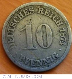 Image #1 of 10 Pfennig 1874 A