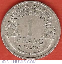 Image #2 of 1 Franc 1946 B