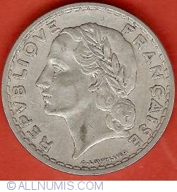Image #1 of 5 Francs 1949 B