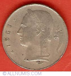 Image #2 of 1 Franc 1961 (Belgique)