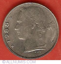 Image #2 of 1 Franc 1988 (Belgique)