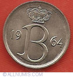 Image #2 of 25 Centimes 1964 (Belgique)