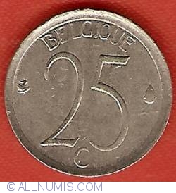 25 Centimes 1965 (Belgique)