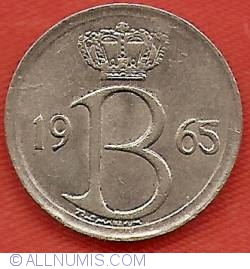 25 Centimes 1965 (Belgique)