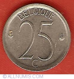25 Centimes 1968 (Belgique)