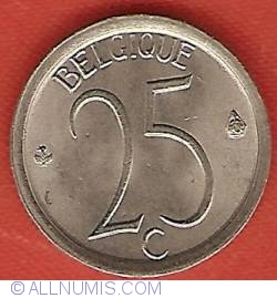 25 Centimes 1973 (Belgique)