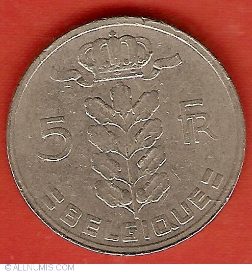 5 Francs 1965 (Belgique), Baudouin I (19611970)  Belgium  Coin  22103