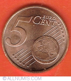 Image #1 of 5 Euro Cent 2018 G