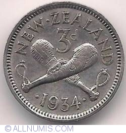Image #2 of 3 Pence 1934