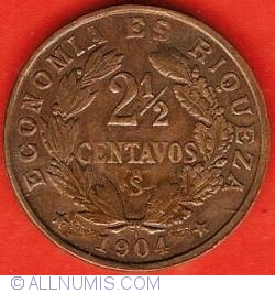 Image #2 of 2-1/2 Centavos 1904