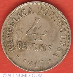 Image #1 of 4 Centavos 1917