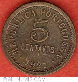 Image #1 of 5 Centavos 1921