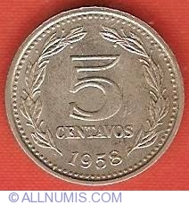 Image #2 of 5 Centavos 1958