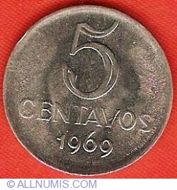 Image #2 of 5 Centavos 1969