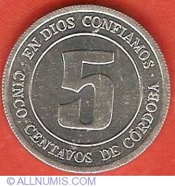 Image #2 of 5 Centavos 1974 - FAO