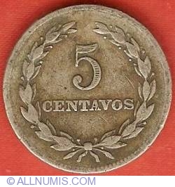 Image #2 of 5 Centavos 1977