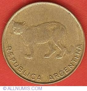 1//2-50 centavos 1985-1988 AU Argentina set of 5 coins
