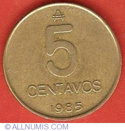 Image #2 of 5 Centavos 1985