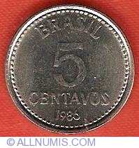 Image #1 of 5 Centavos 1986