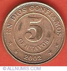 Image #2 of 5 Centavos 2002