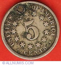 Shield Nickel 1875