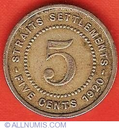 Image #1 of 5 Cents 1920