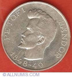 5 Forint 1948 - 100 de ani de la Revolutia din 1848 - Sandor Petofi