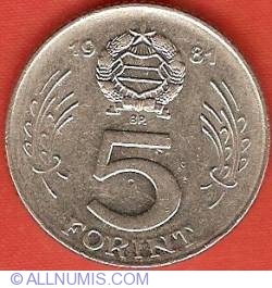 Image #2 of 5 Forint 1981