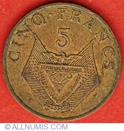 Image #2 of 5 Francs 1977