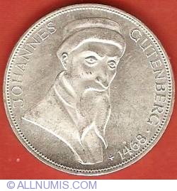 5 Mărci 1968 G - 500 de ani de la moartea lui Johannes Gutenberg