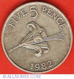 5 Pence 1982