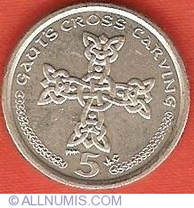 Image #2 of 5 Pence 2000 AC