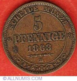 5 Pfennige 1863