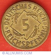 Image #1 of 5 Reichspfennig 1925 A