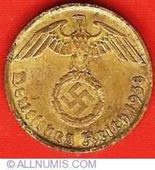 Image #2 of 5 Reichspfennig 1938 B