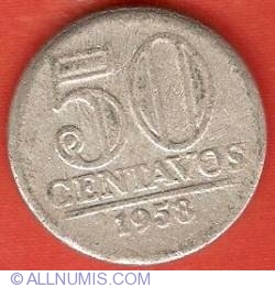Image #2 of 50 Centavos 1958