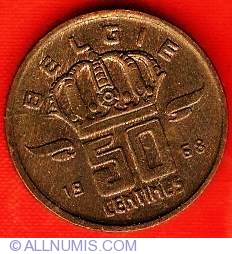 50 Centimes 1968 Dutch