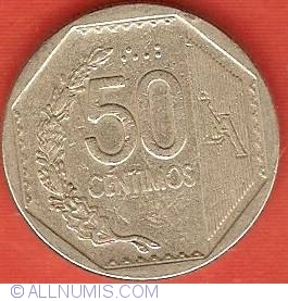 50 Centimos 2000, Republic (1981-2000) - Peru - Coin - 18352