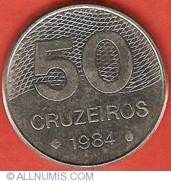 Image #2 of 50 Cruzeiros 1984