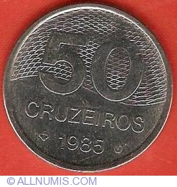 Image #2 of 50 Cruzeiros 1985