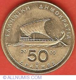 Image #1 of 50 Drachmes 2000