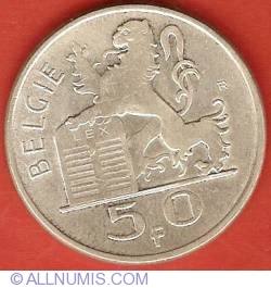 Image #2 of 50 Francs 1950 (Dutch)