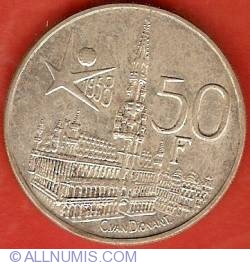 Image #2 of 50 Francs 1958 - World Expo (French)