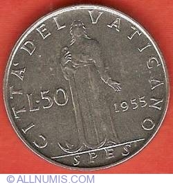 Image #2 of 50 Lire 1955 (XVII)