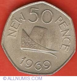 50 New Pence 1969