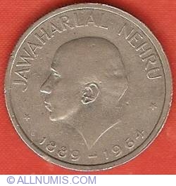 50 Paise 1964 (B) - Jawaharlal Nehru - English
